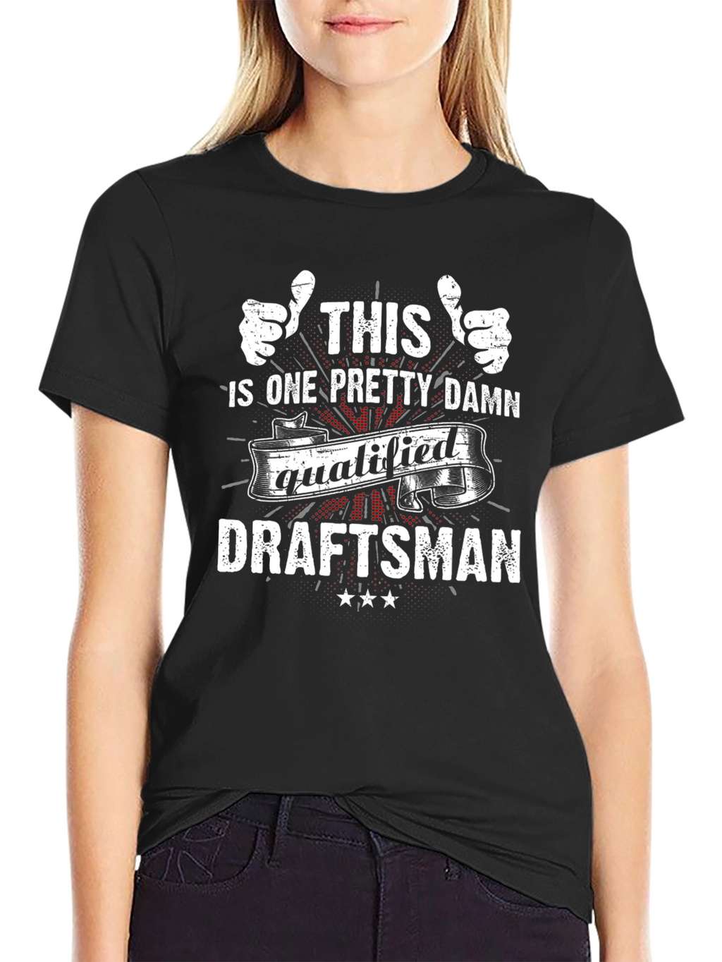 Qualified Draftsman Graphic T-Shirt