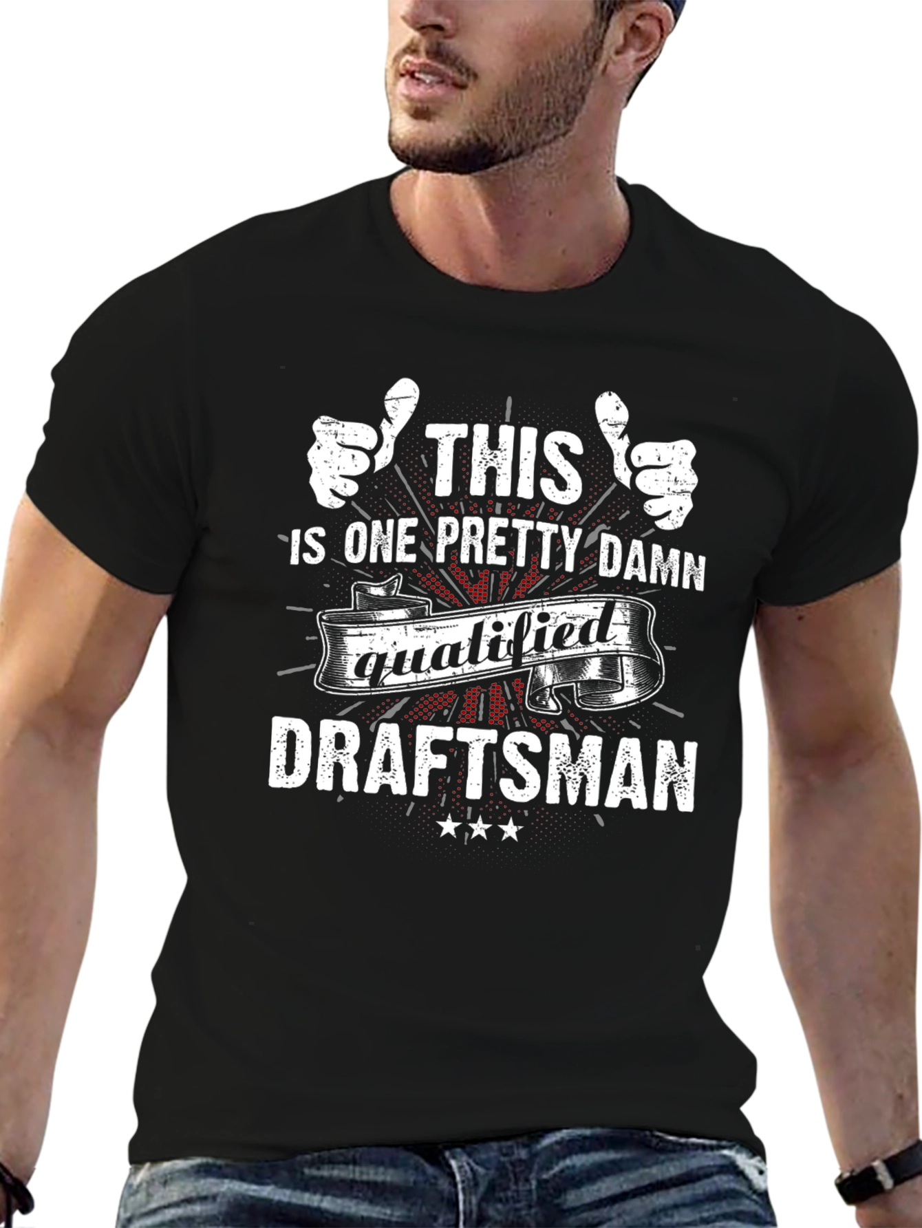 Qualified Draftsman Graphic T-Shirt