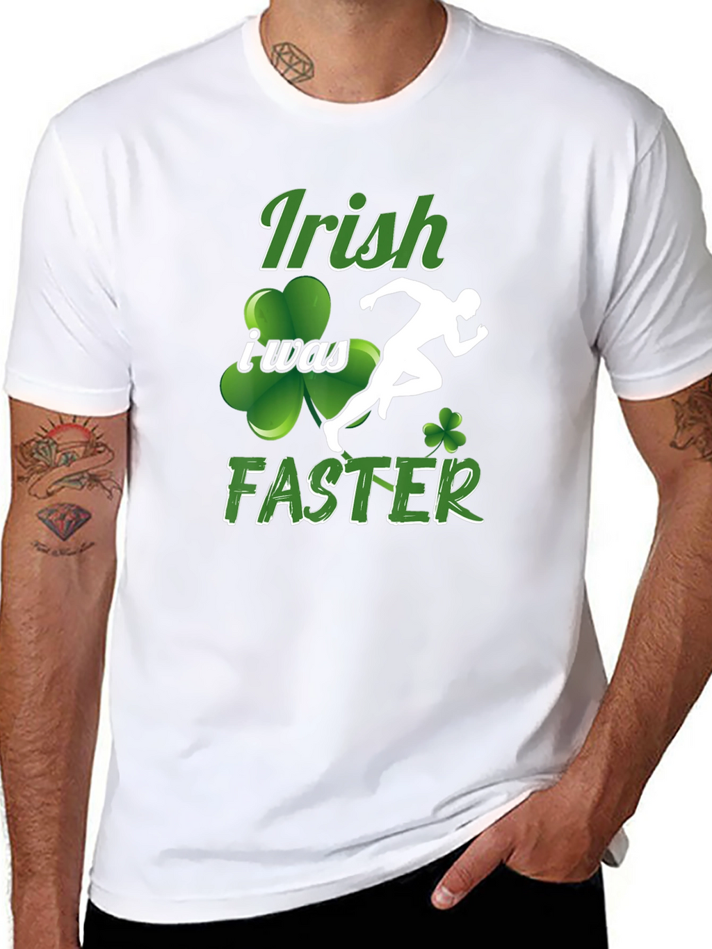 Irish I Was Faster Graphic T-Shirt