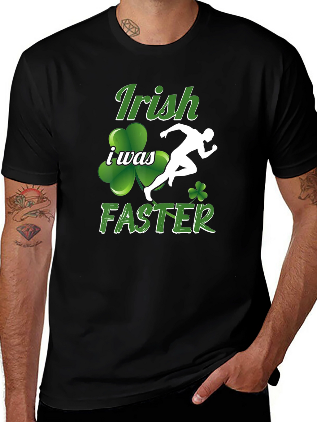 Irish I Was Faster Graphic T-Shirt