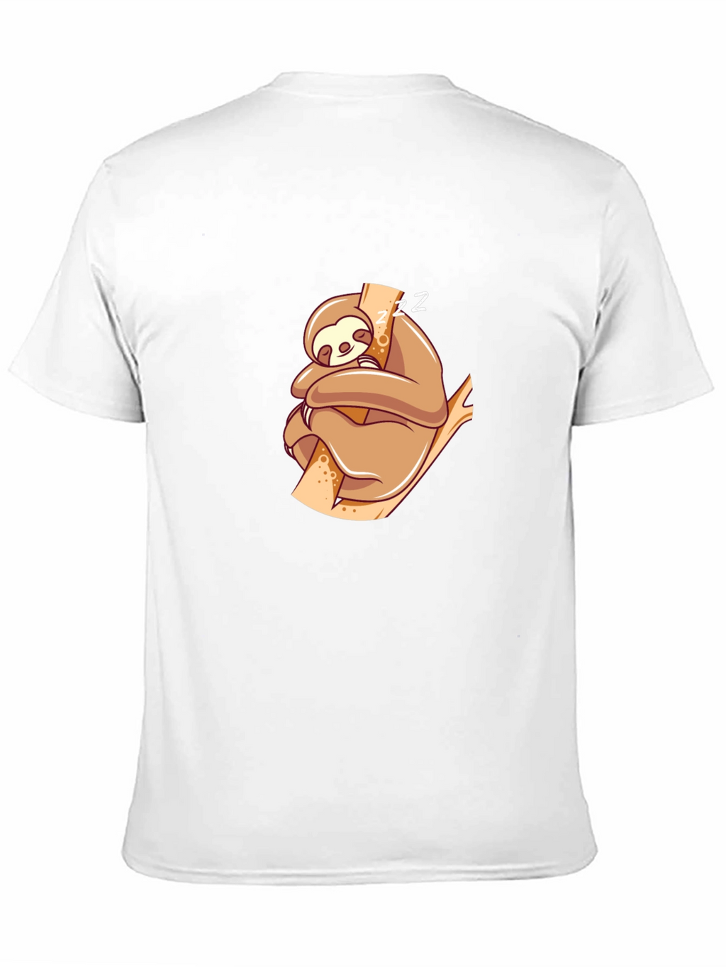 Cute Sloth Nap T-Shirt - Black