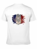 Mens Black Lion France Flag Graphic Tee