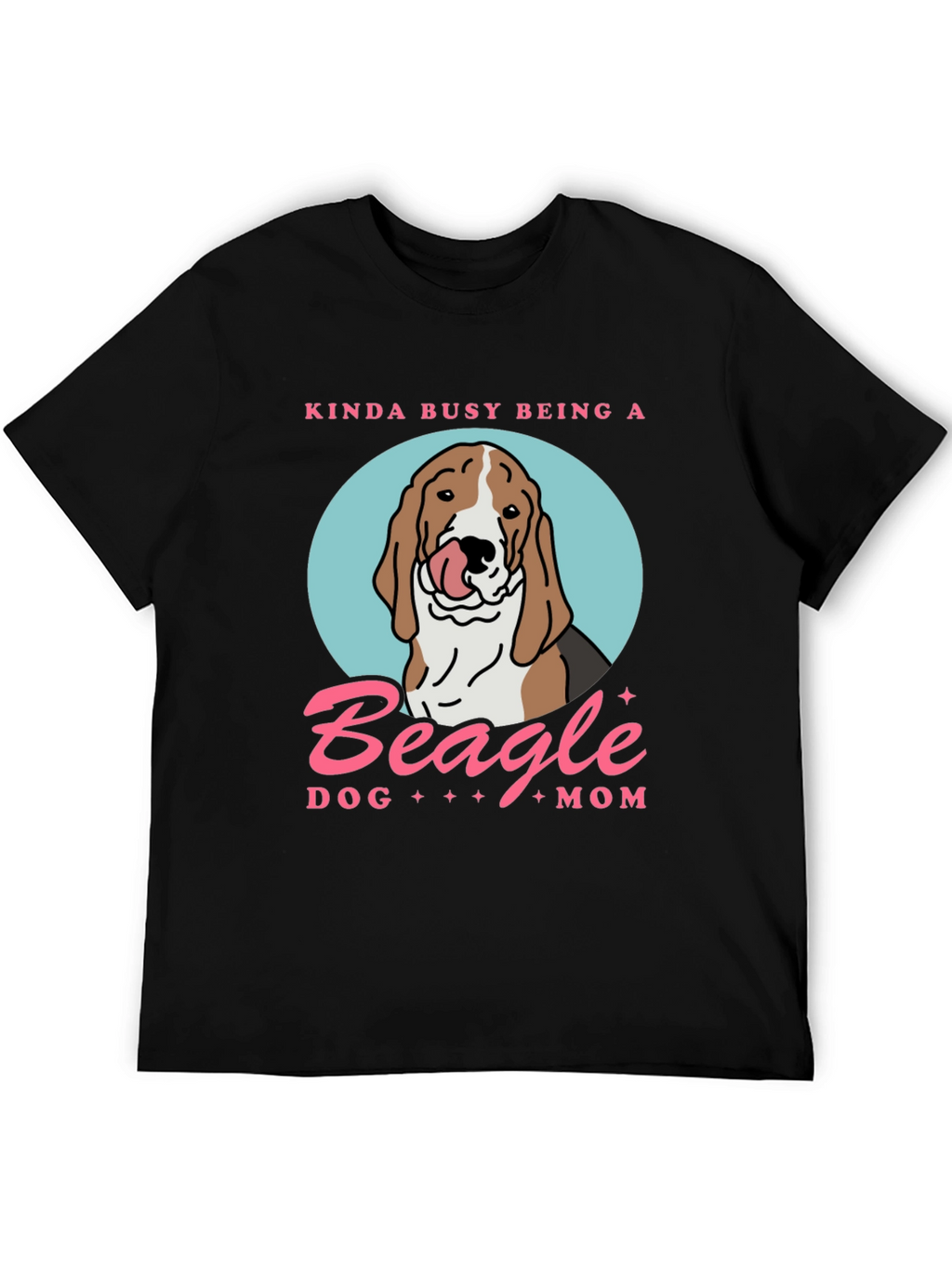 Beagle Dog Mom T-Shirt - Cute & Comfy!