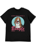 Beagle Dog Mom T-Shirt - Cute & Comfy!