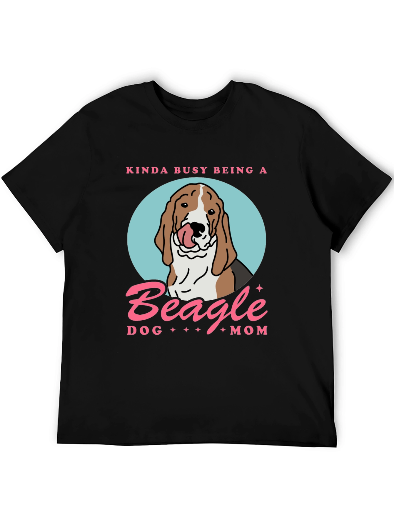Beagle Dog Mom T-Shirt - Cute & Comfy!