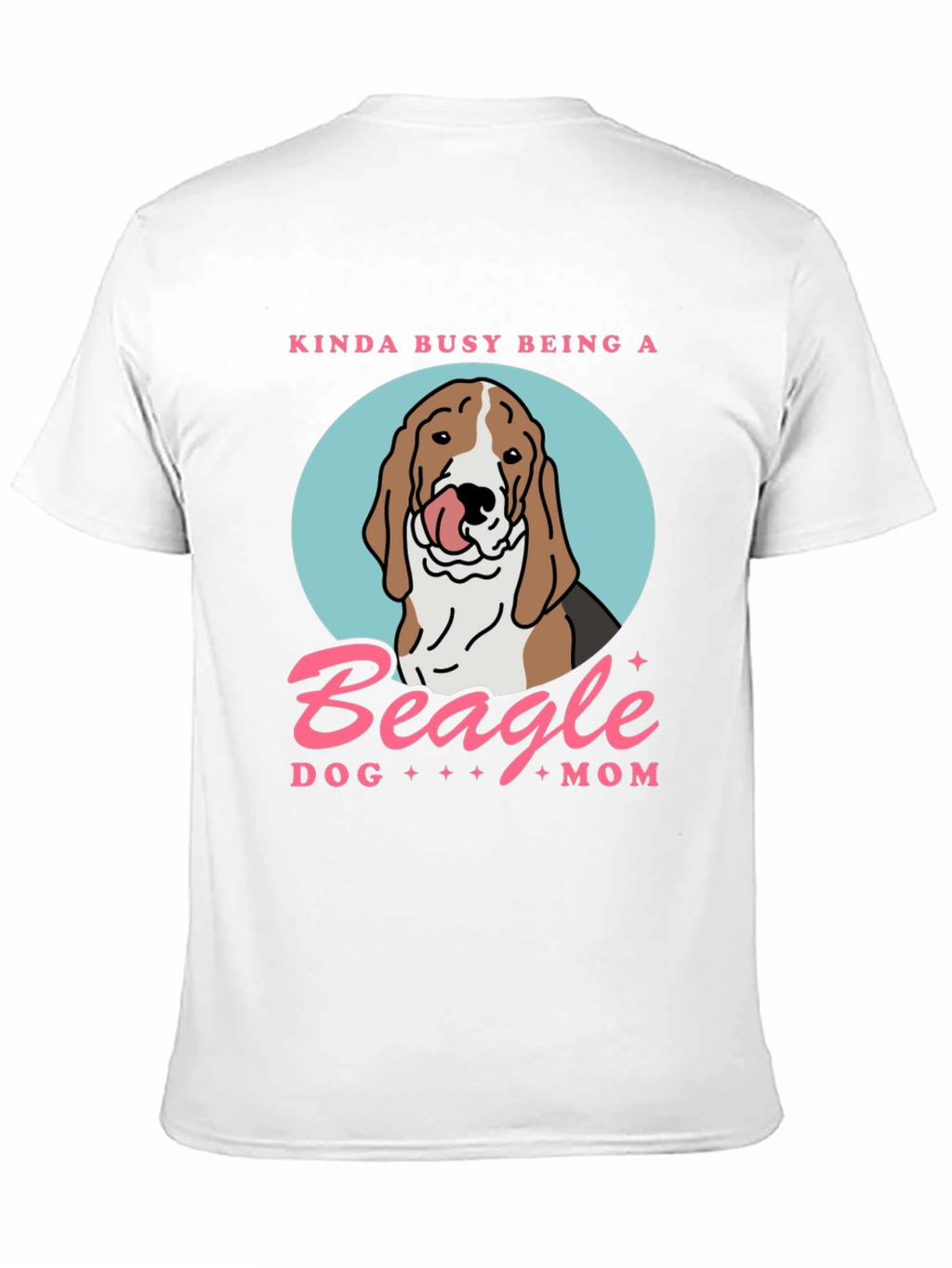Beagle Dog Mom T-Shirt - Cute & Comfy!