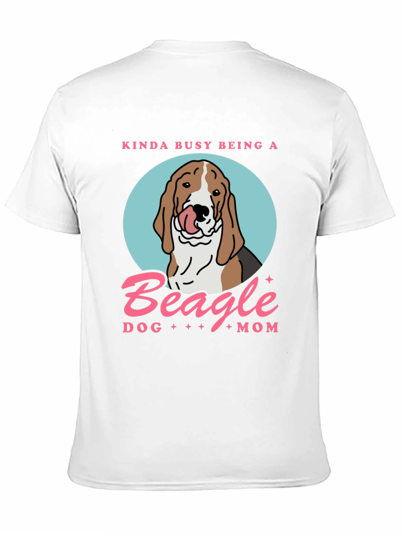 Beagle Dog Mom T-Shirt - Cute & Comfy!