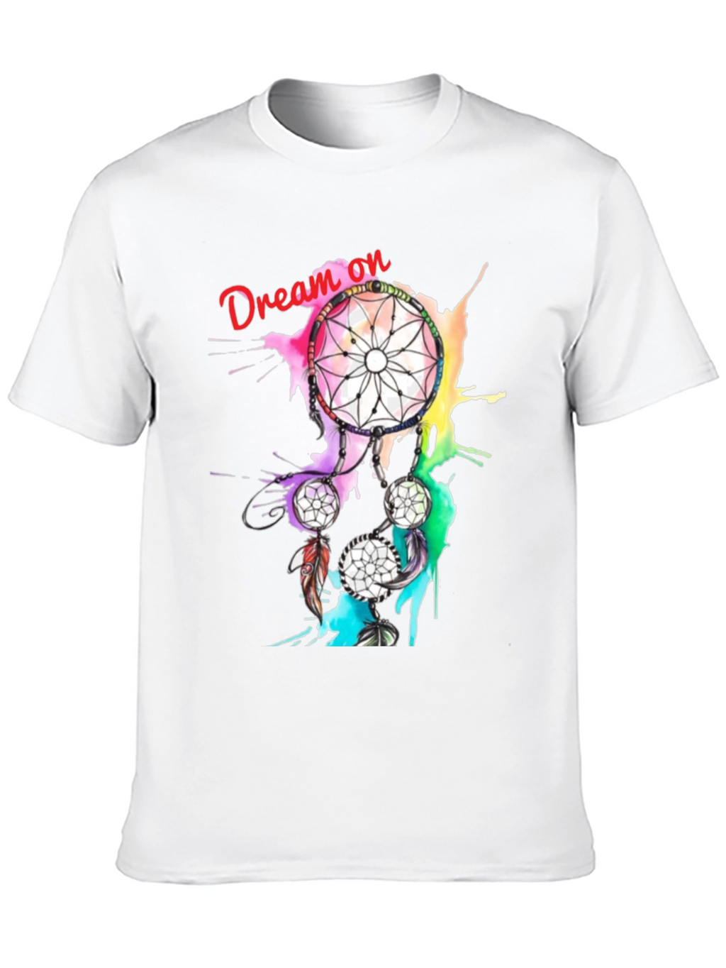 Dream On Dreamcatcher Graphic Tee - Black T-Shirt