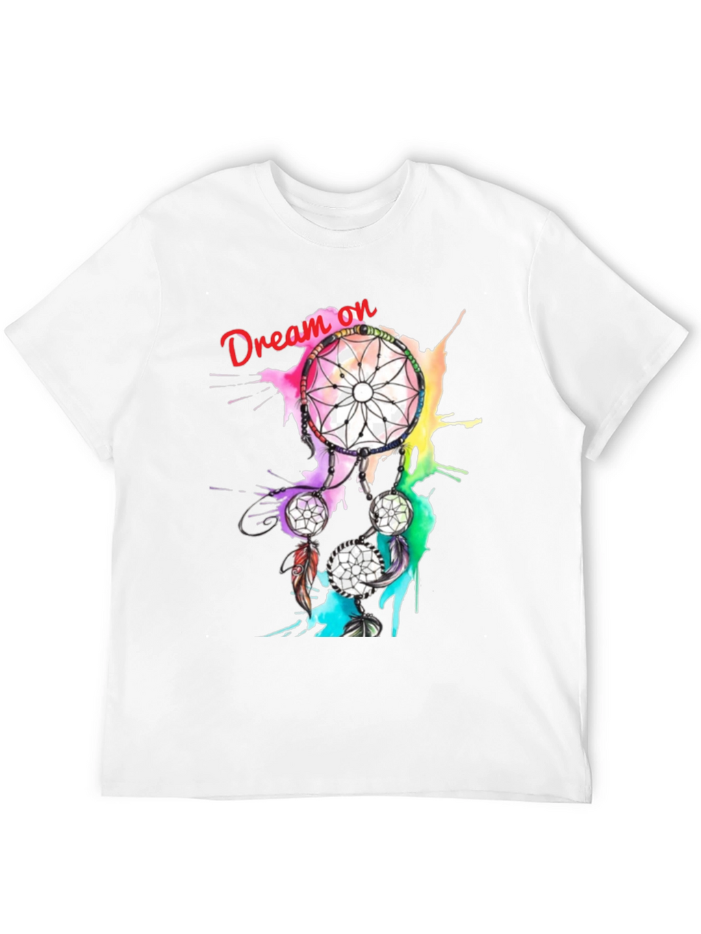 Dream On Dreamcatcher Graphic Tee - Black T-Shirt