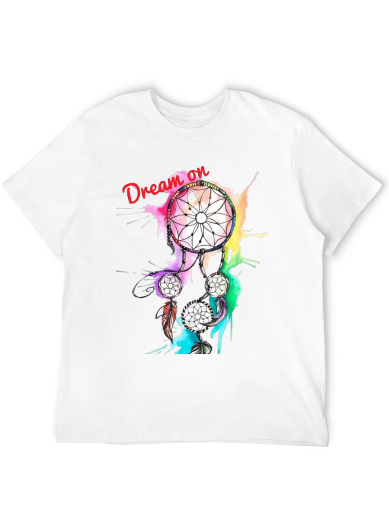 Dream On Dreamcatcher Graphic Tee - Black T-Shirt