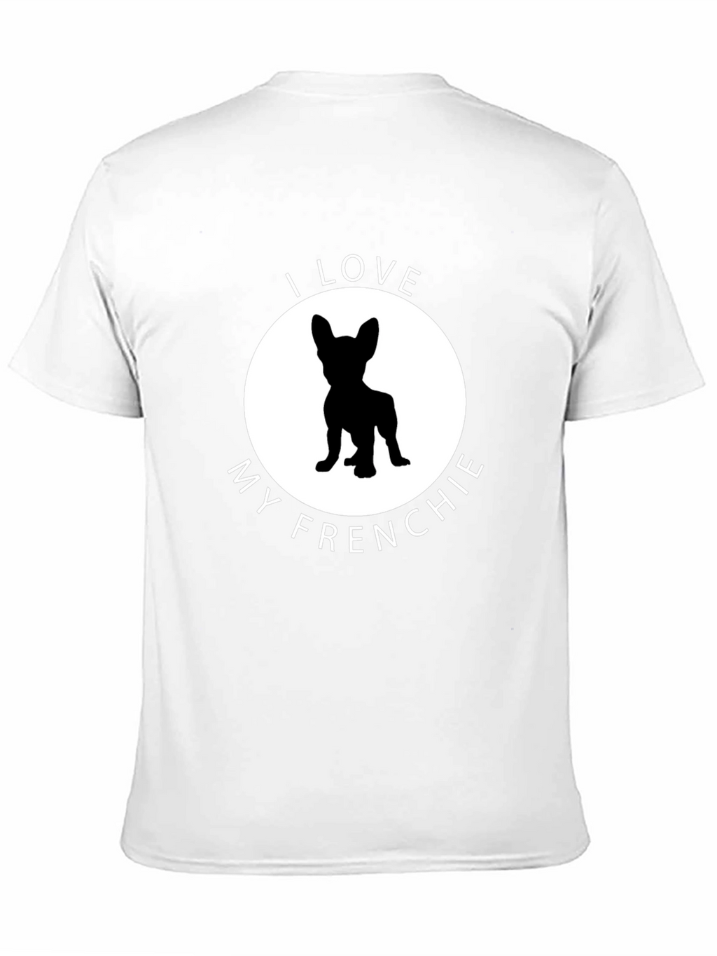 I Love My Frenchie Graphic Tee - Black
