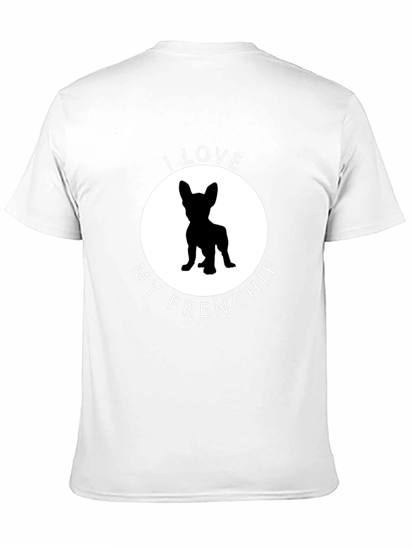 I Love My Frenchie Graphic Tee - Black