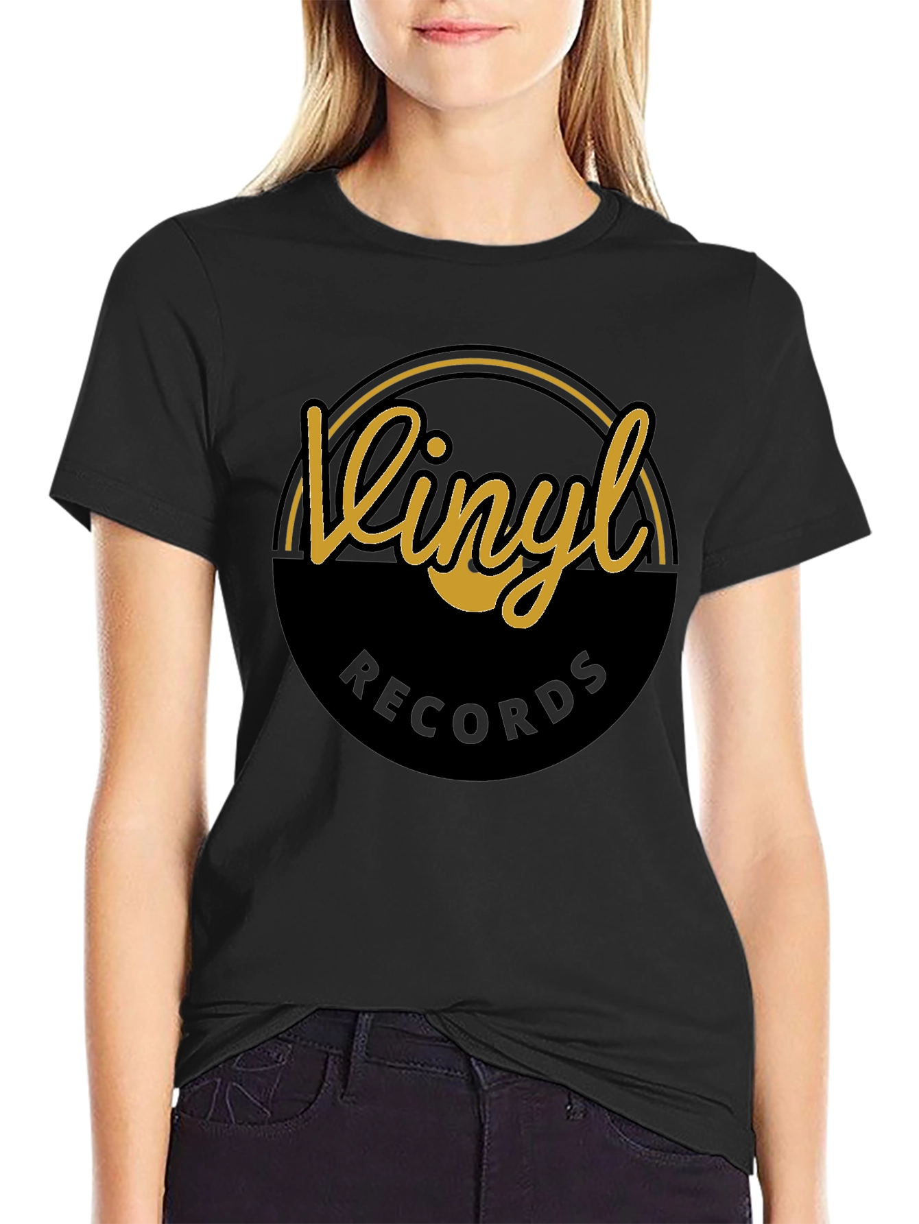 Vinyl Records T-Shirt - Retro Music Tee