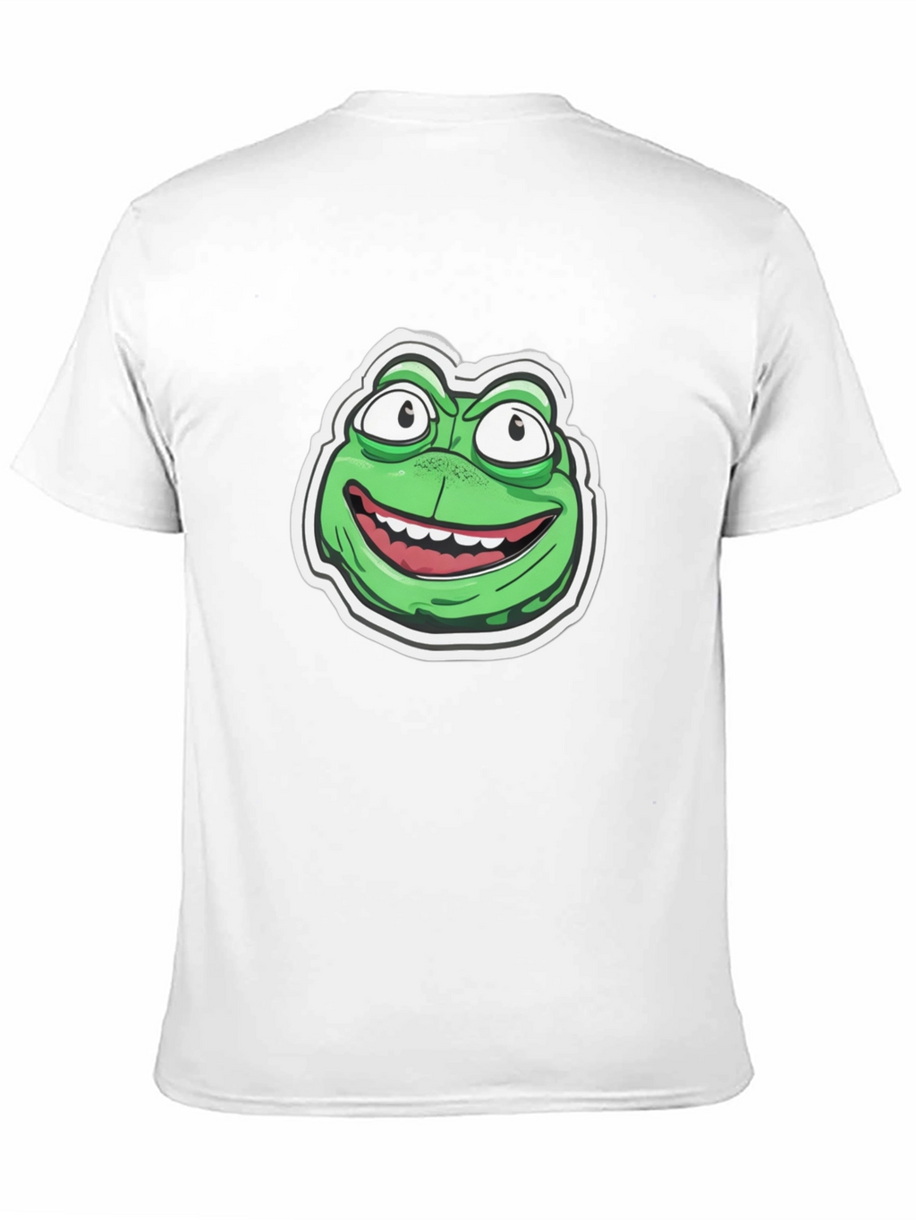 Frog Cartoon Graphic Black T-Shirt