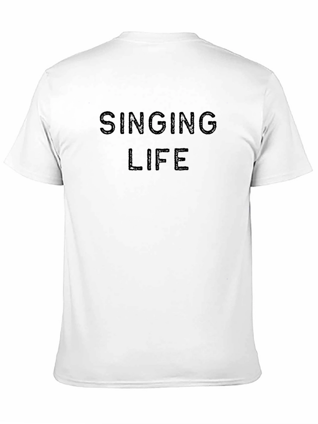 Singing Life Black Graphic Tee - Stylish Comfort