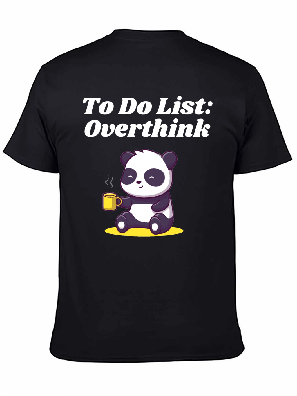 Overthink Panda T-Shirt - Funny & Relatable