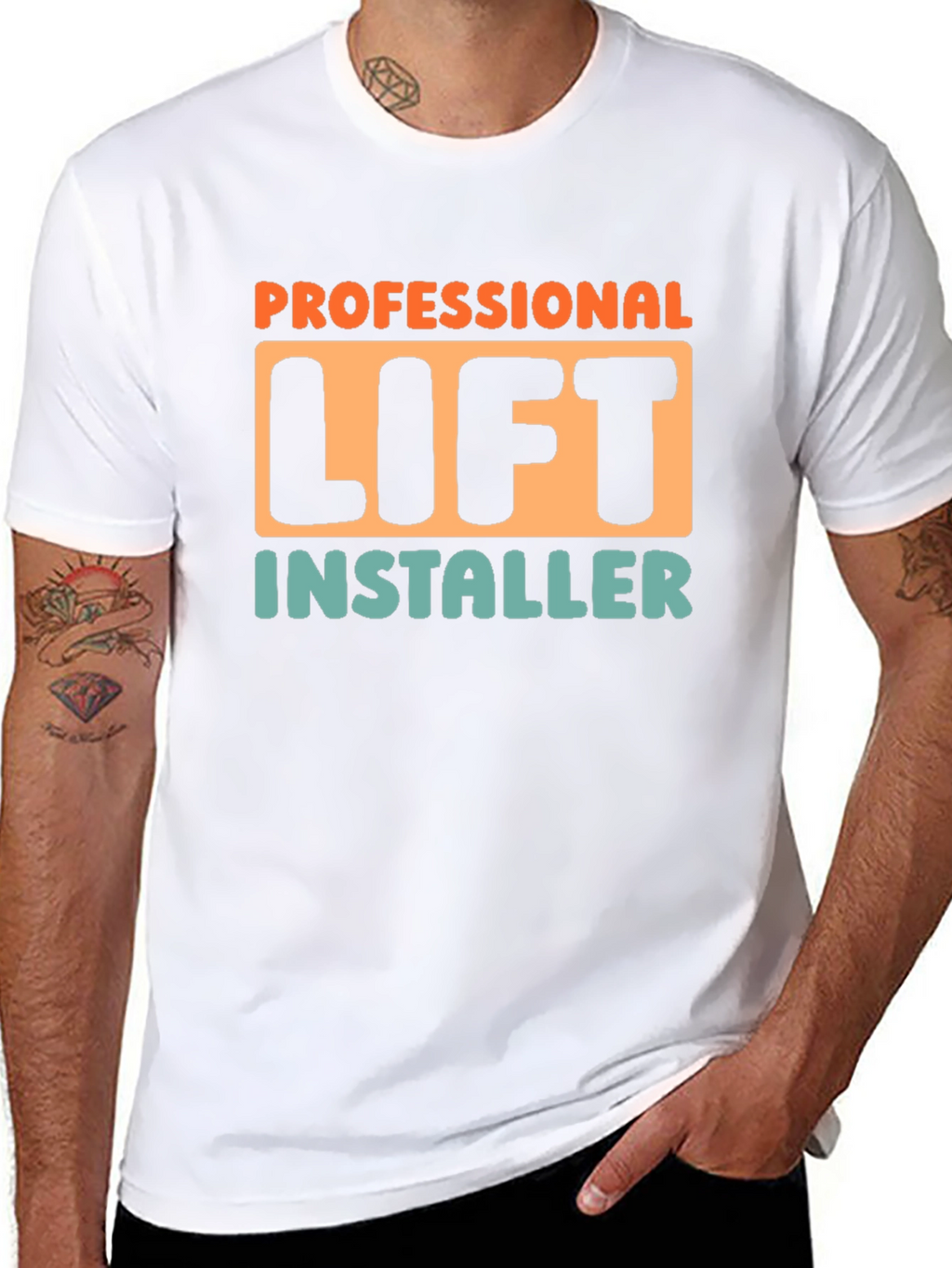 Professional Lift Installer T-Shirt