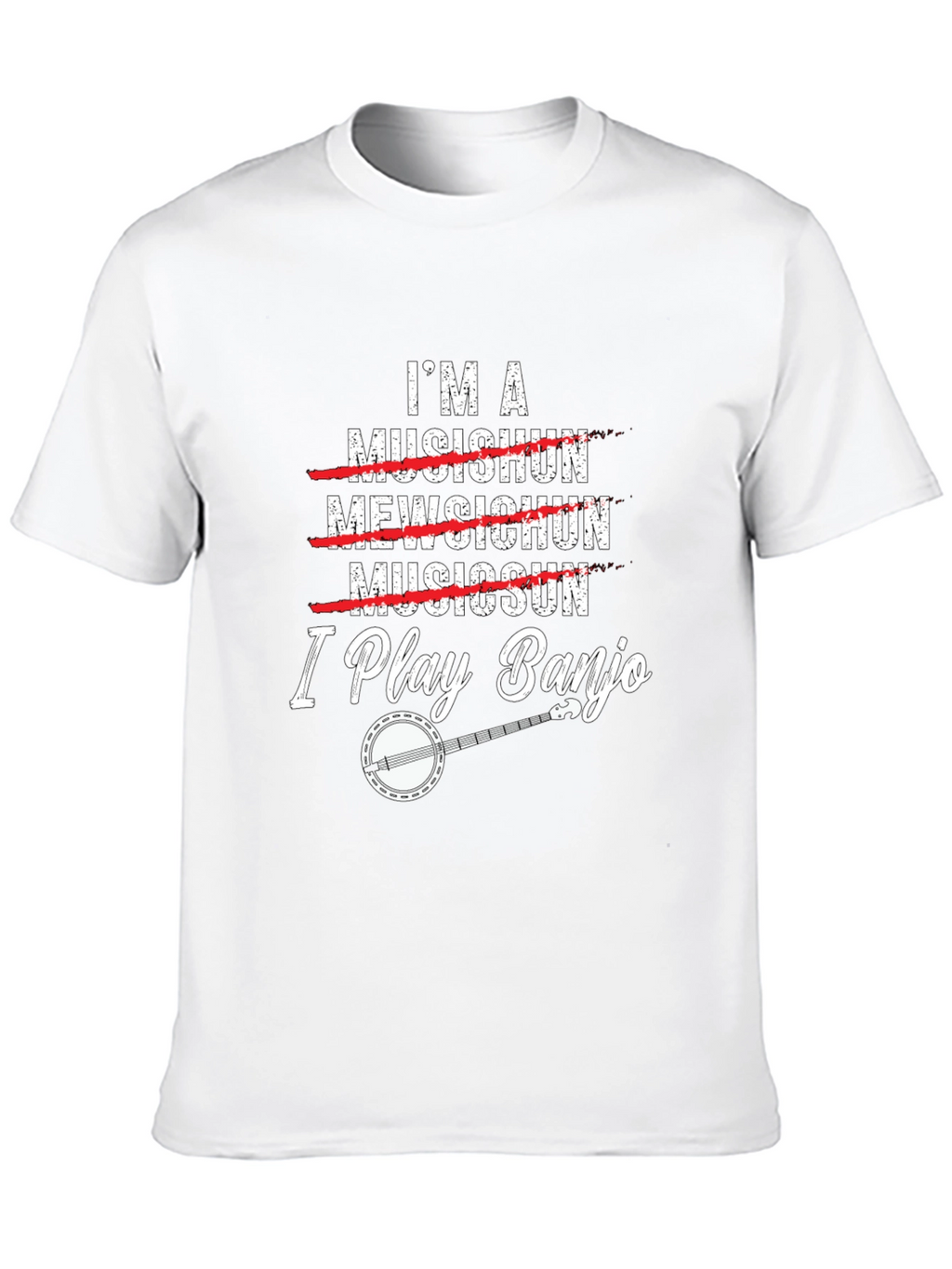 I Play Banjo T-Shirt Musician Gift