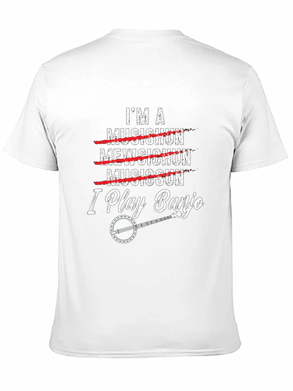 I Play Banjo T-Shirt Musician Gift
