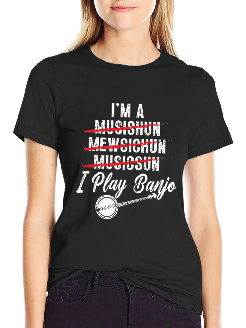 I Play Banjo T-Shirt Musician Gift