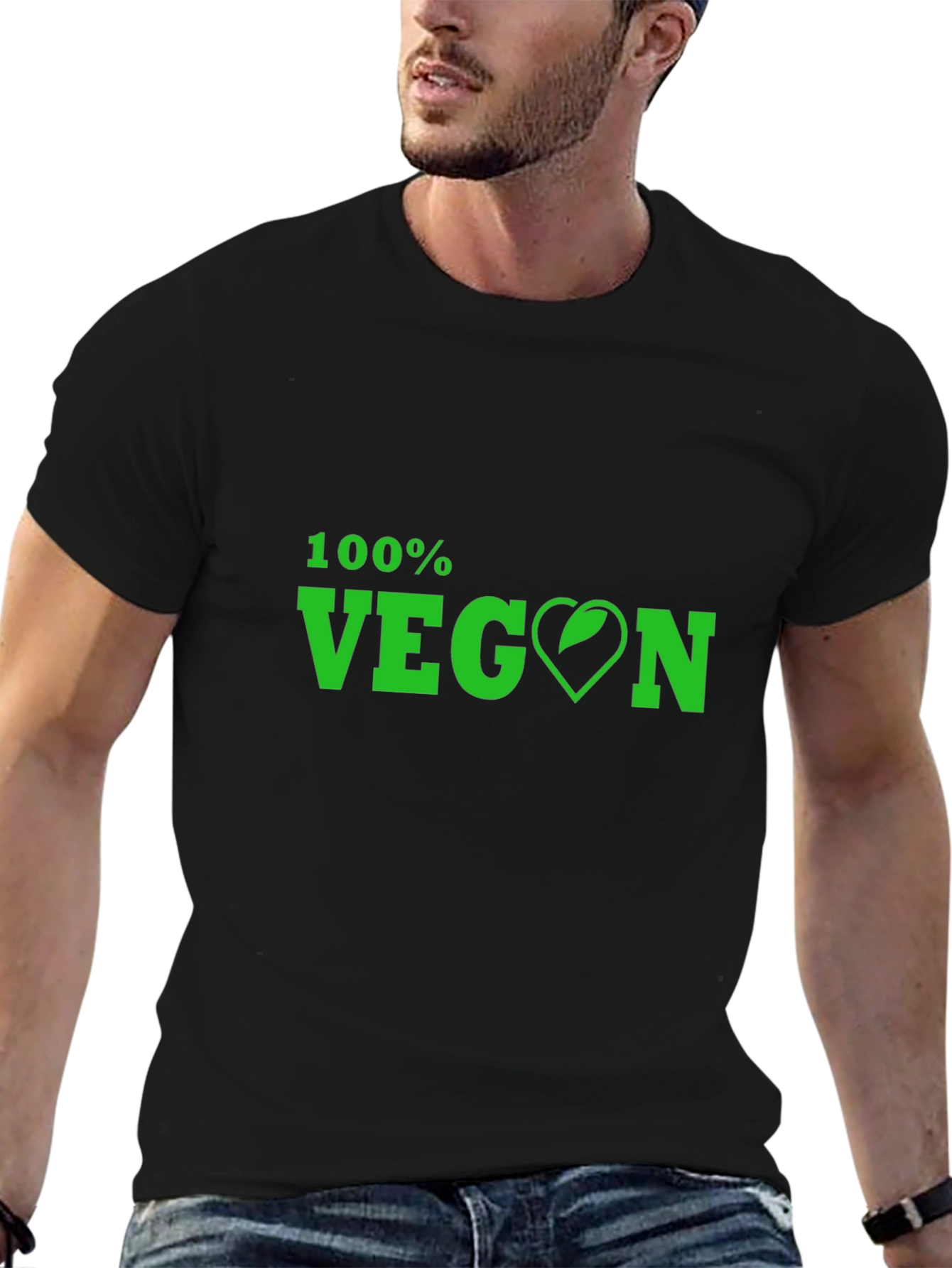 100% Vegan Graphic Tee - Plant-Based Lifestyle Shirt