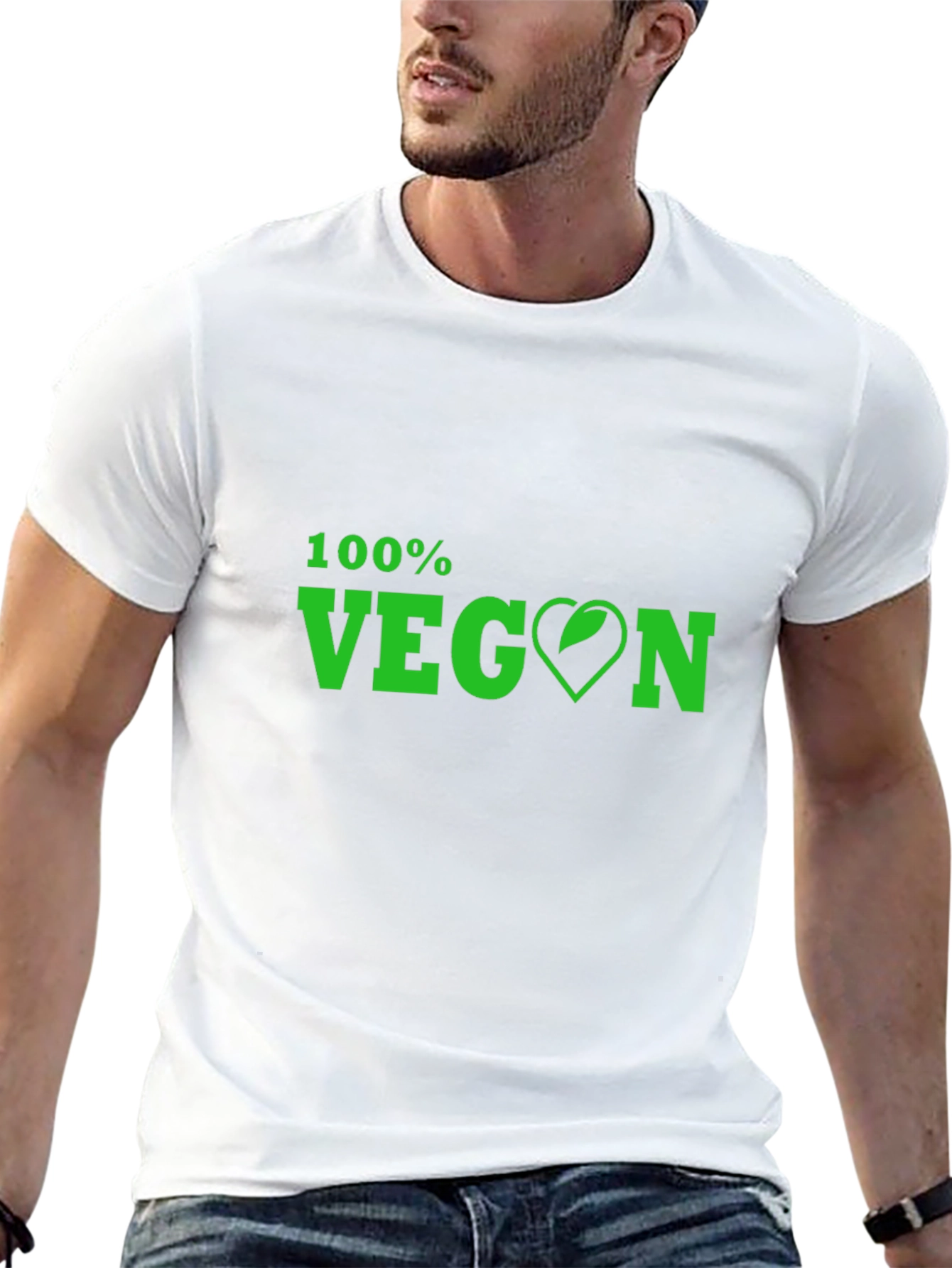 100% Vegan Graphic Tee - Plant-Based Lifestyle Shirt