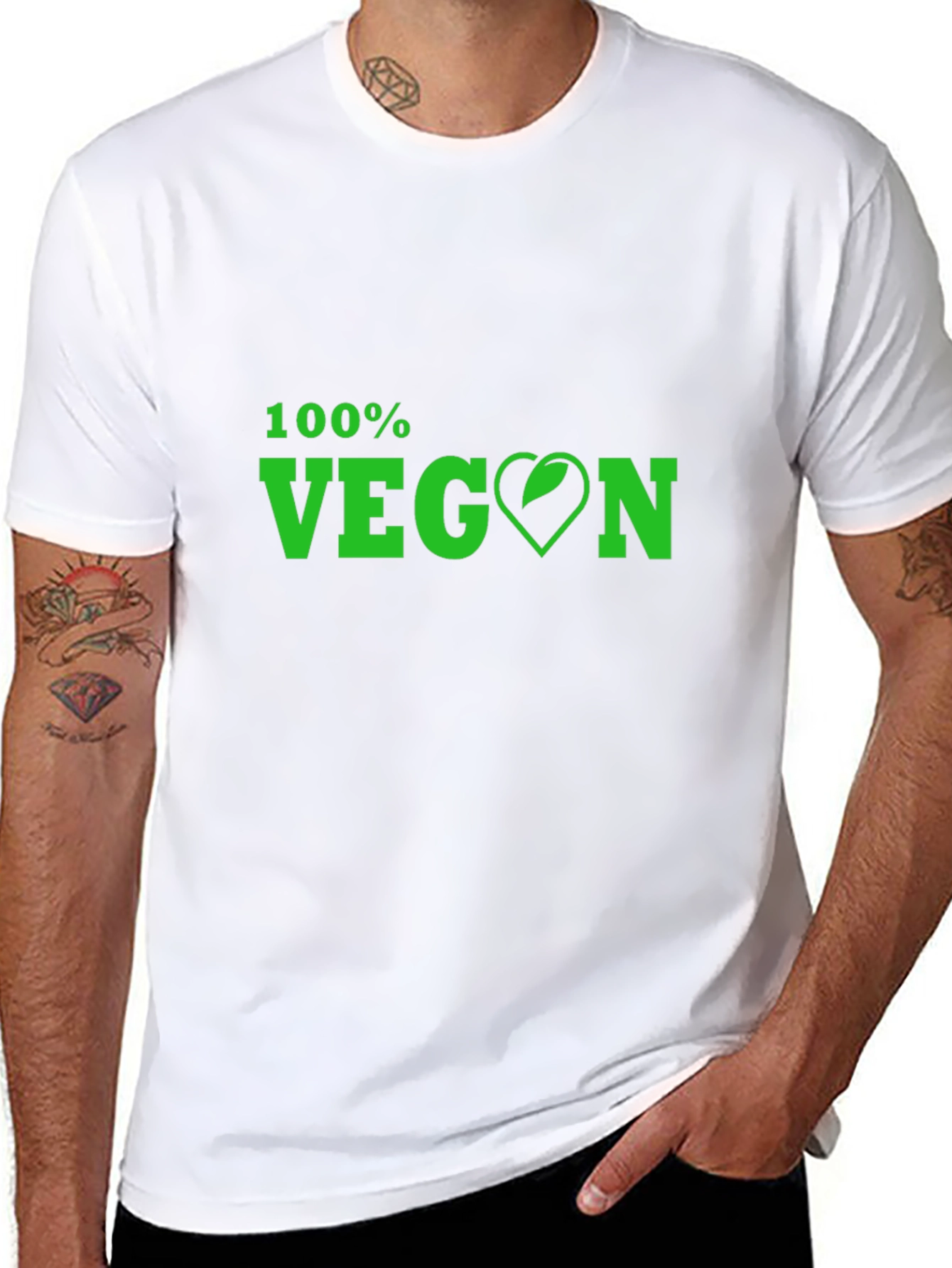 100% Vegan Graphic Tee - Plant-Based Lifestyle Shirt