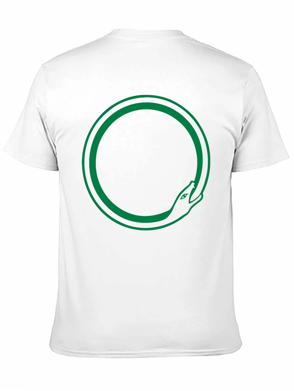 Ouroboros Snake Circle T-Shirt - Black