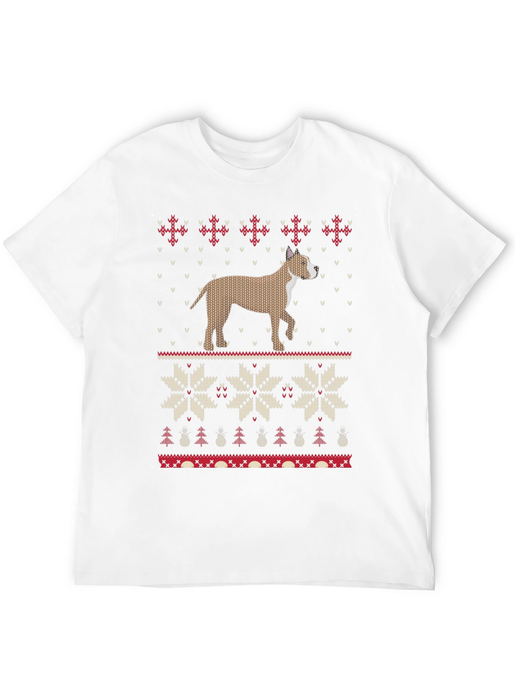 Dog Breed Holiday Ugly Sweater T-Shirt