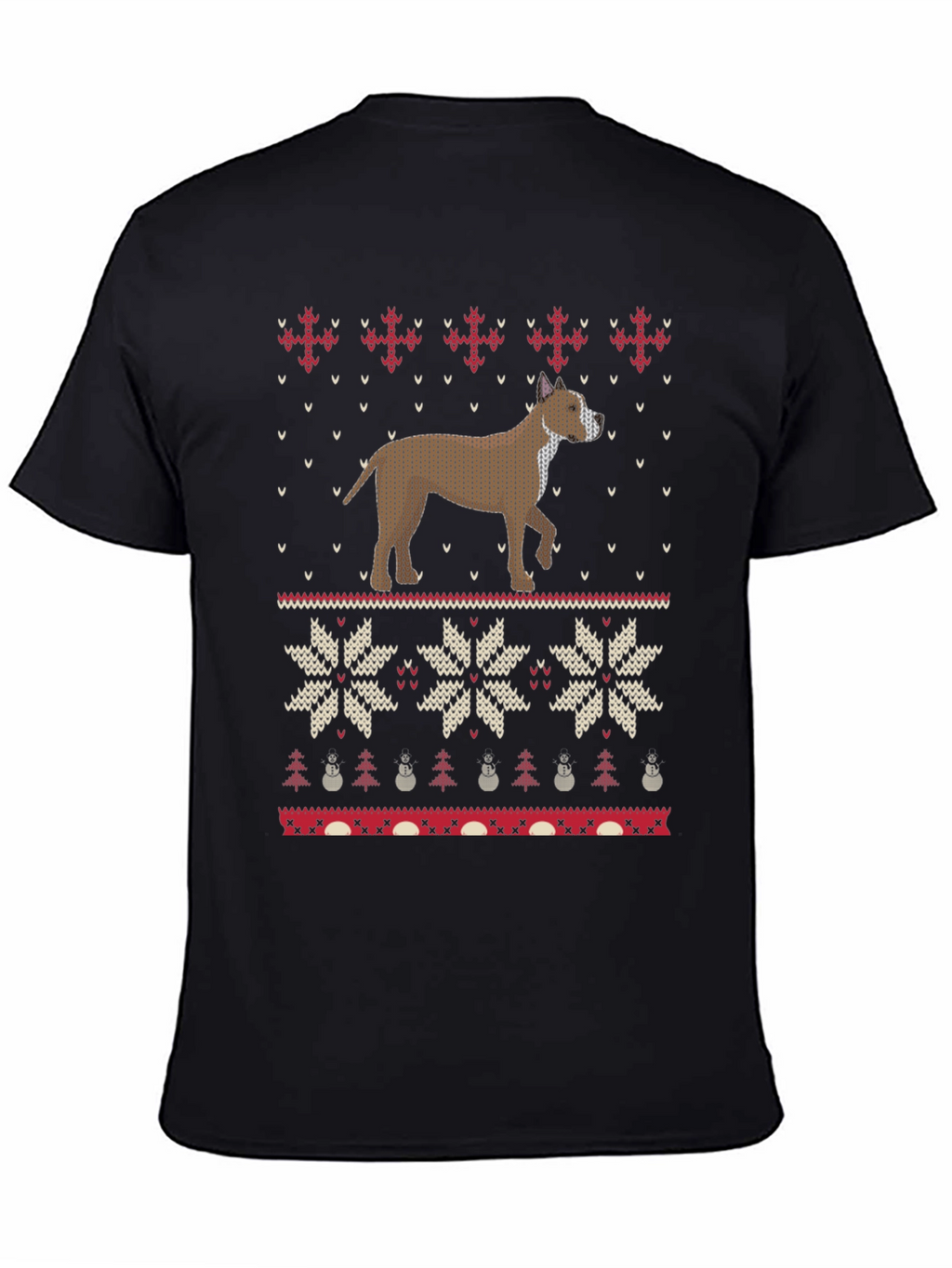 Dog Breed Holiday Ugly Sweater T-Shirt