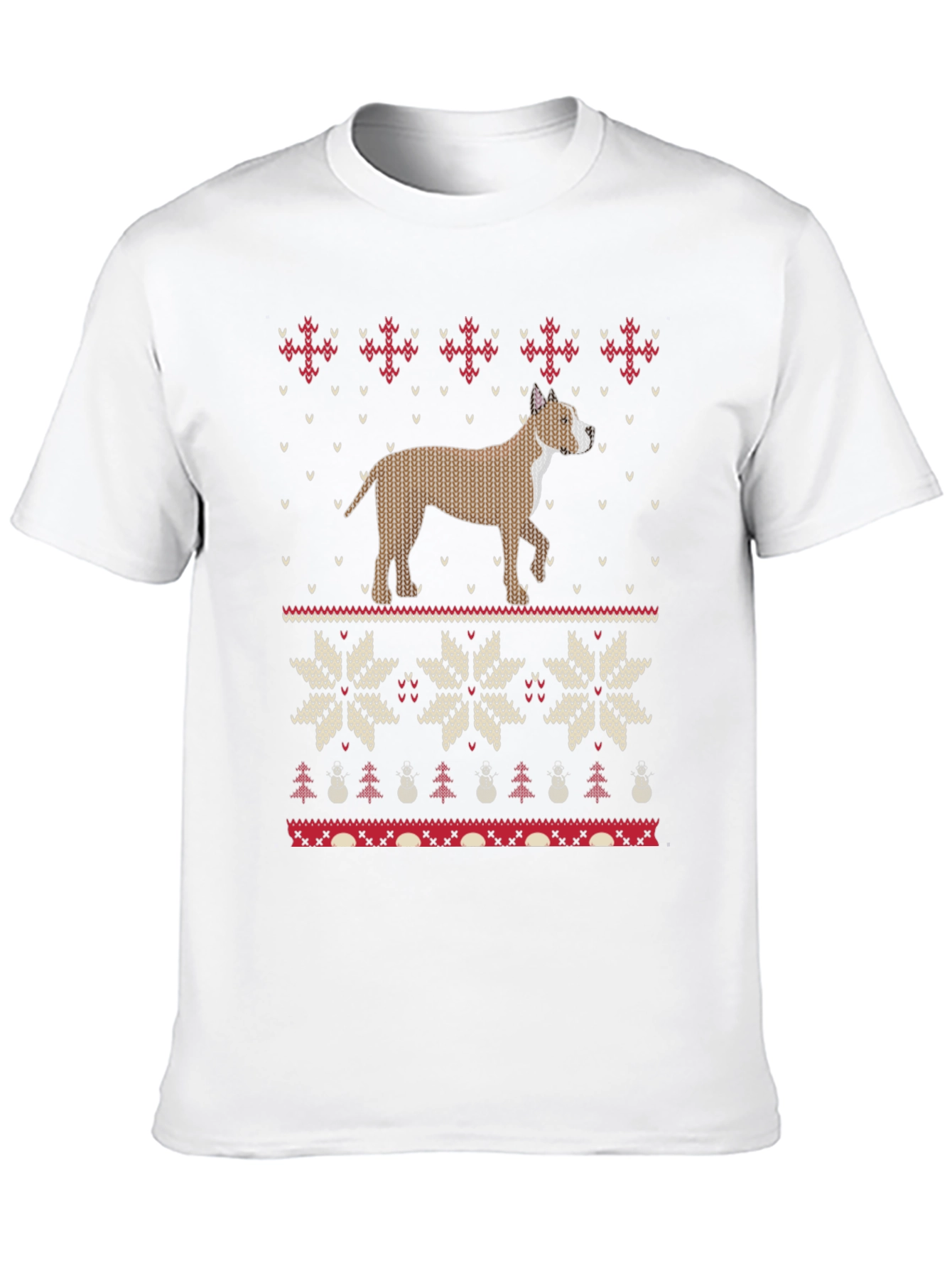 Dog Breed Holiday Ugly Sweater T-Shirt