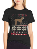 Dog Breed Holiday Ugly Sweater T-Shirt