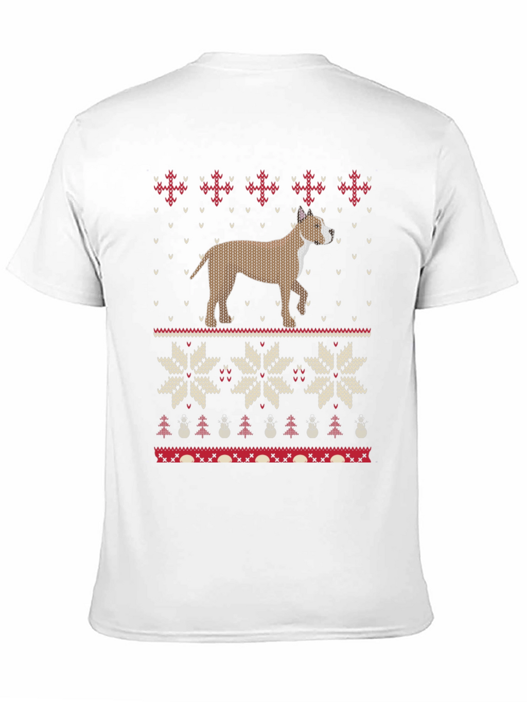 Dog Breed Holiday Ugly Sweater T-Shirt