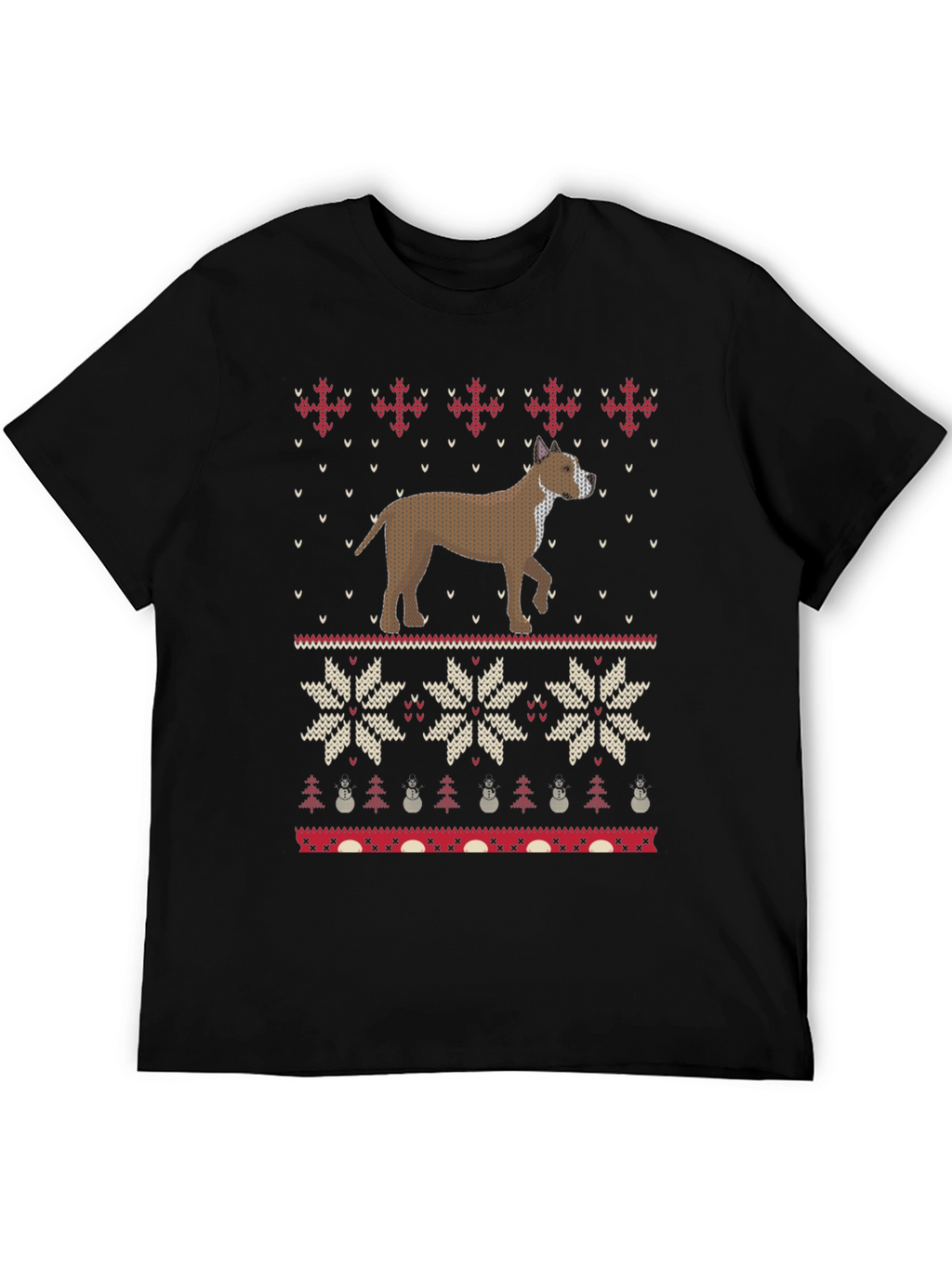 Dog Breed Holiday Ugly Sweater T-Shirt