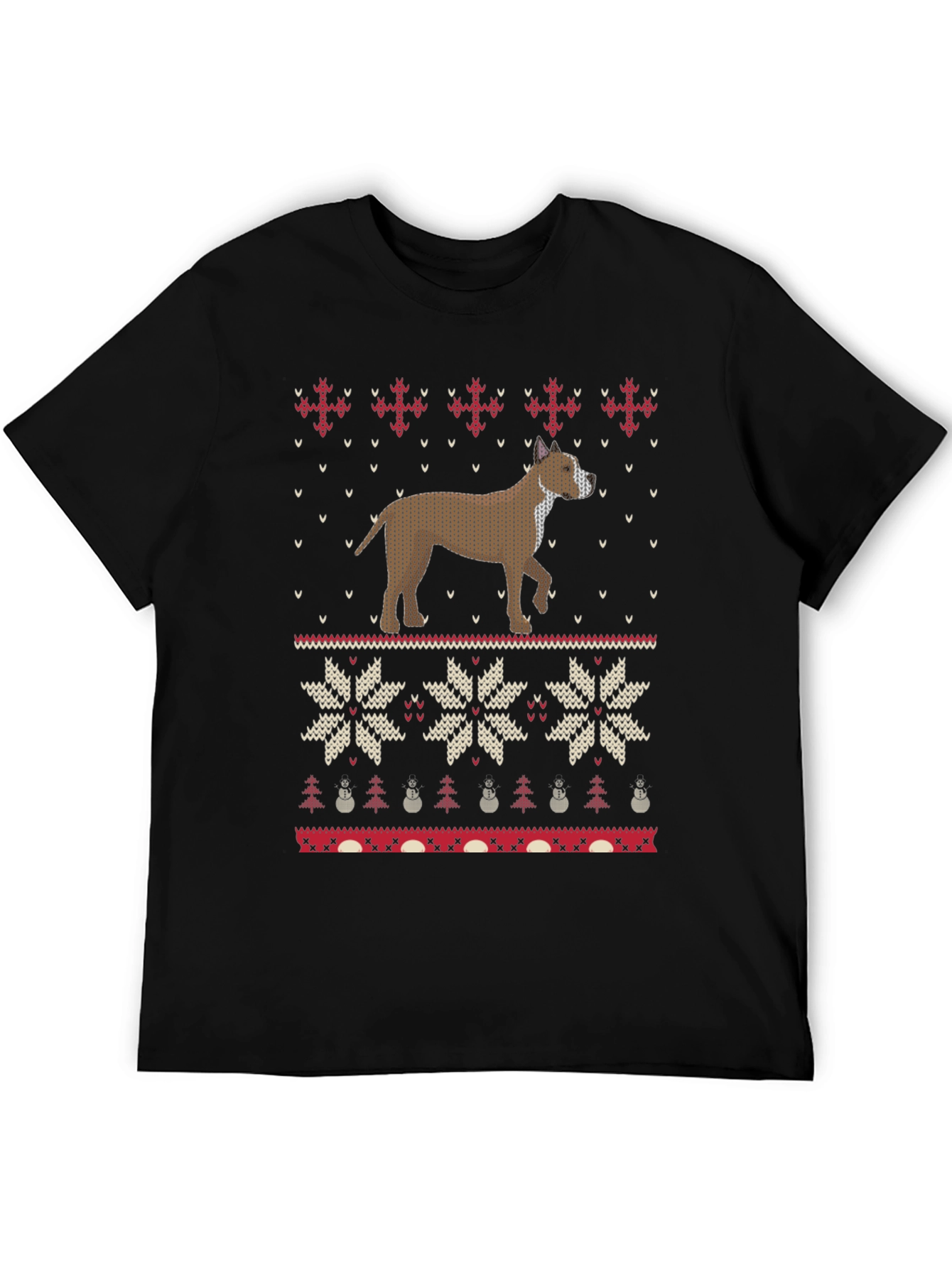 Dog Breed Holiday Ugly Sweater T-Shirt