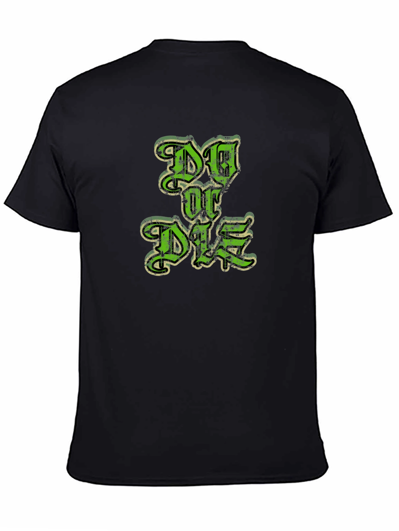 Do or Die Graphic Print Black T-Shirt