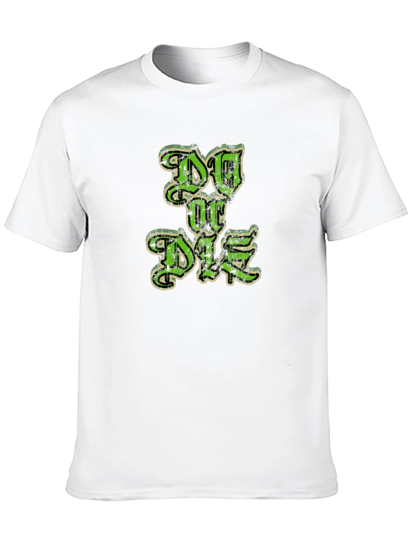 Do or Die Graphic Print Black T-Shirt