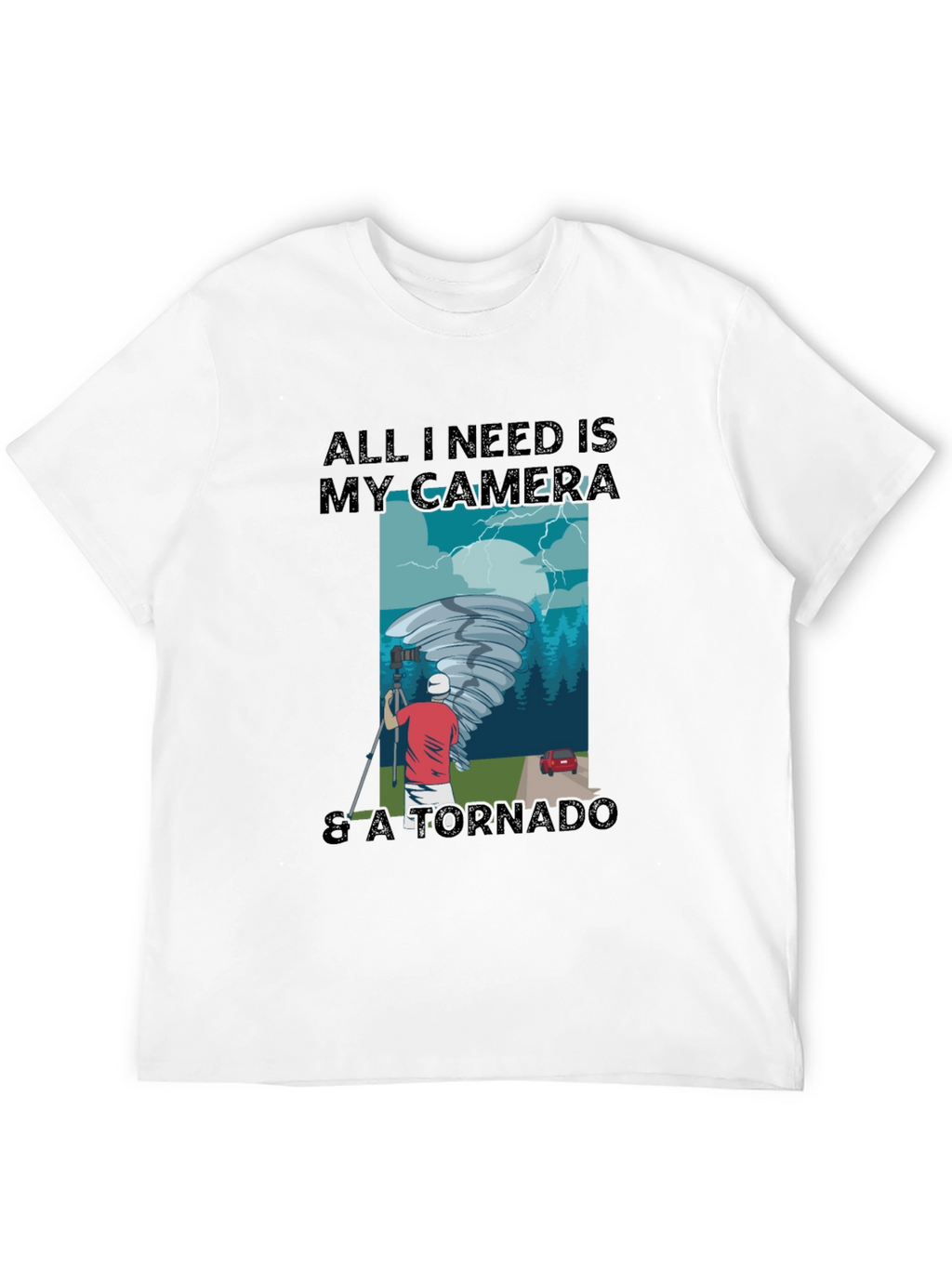 Photographer Tornado Chaser Graphic Tee