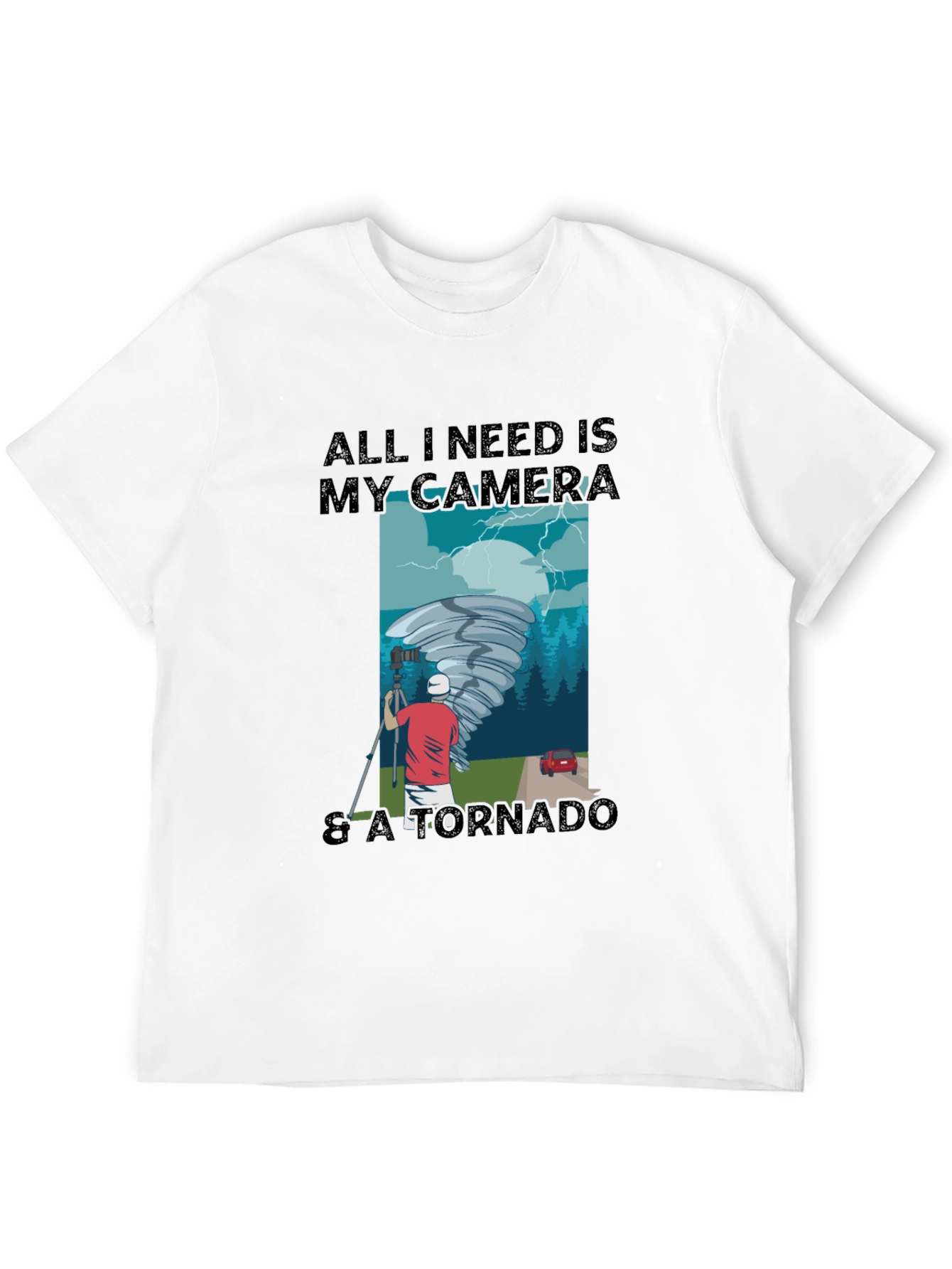 Photographer Tornado Chaser Graphic Tee