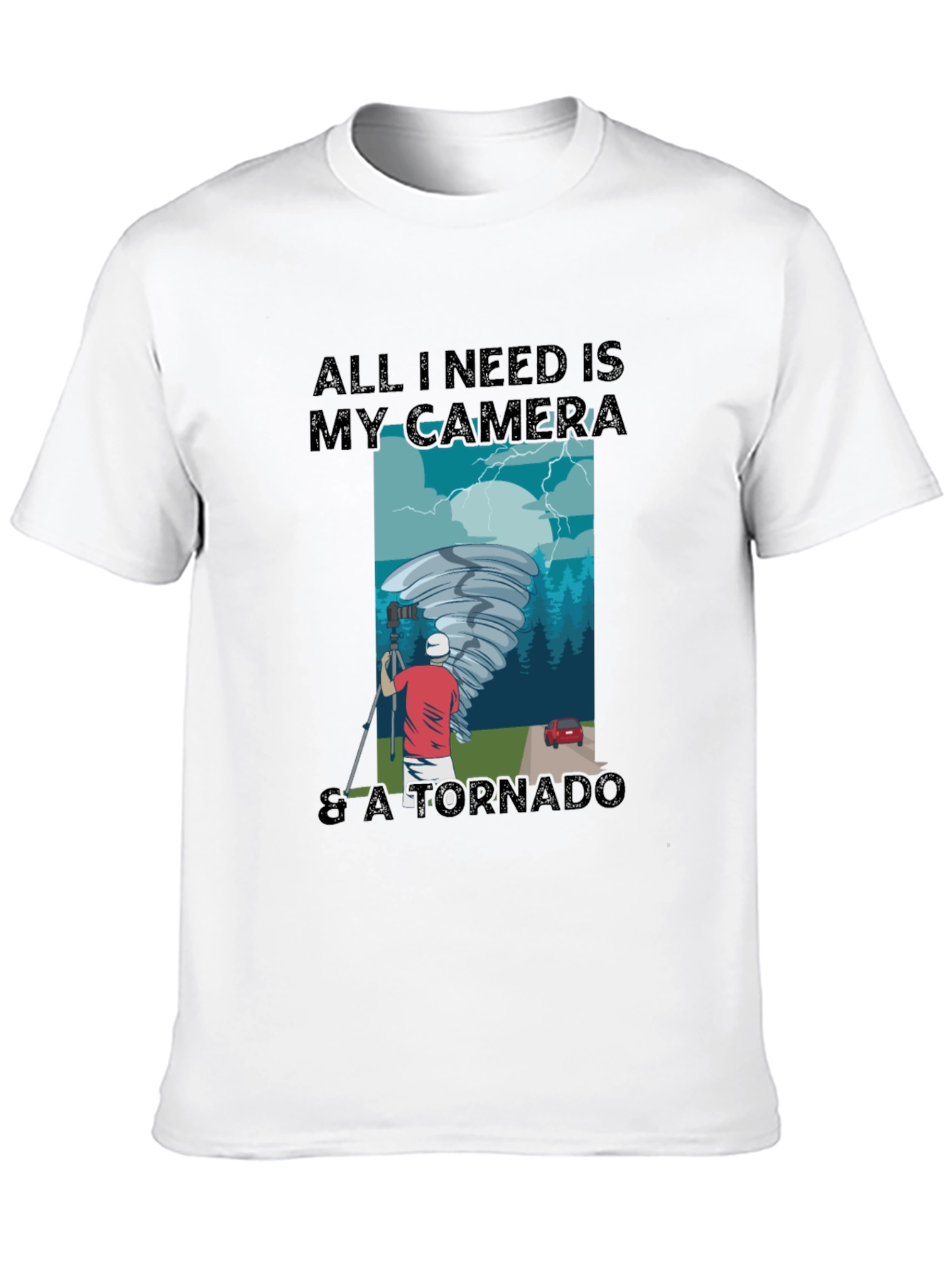 Photographer Tornado Chaser Graphic Tee