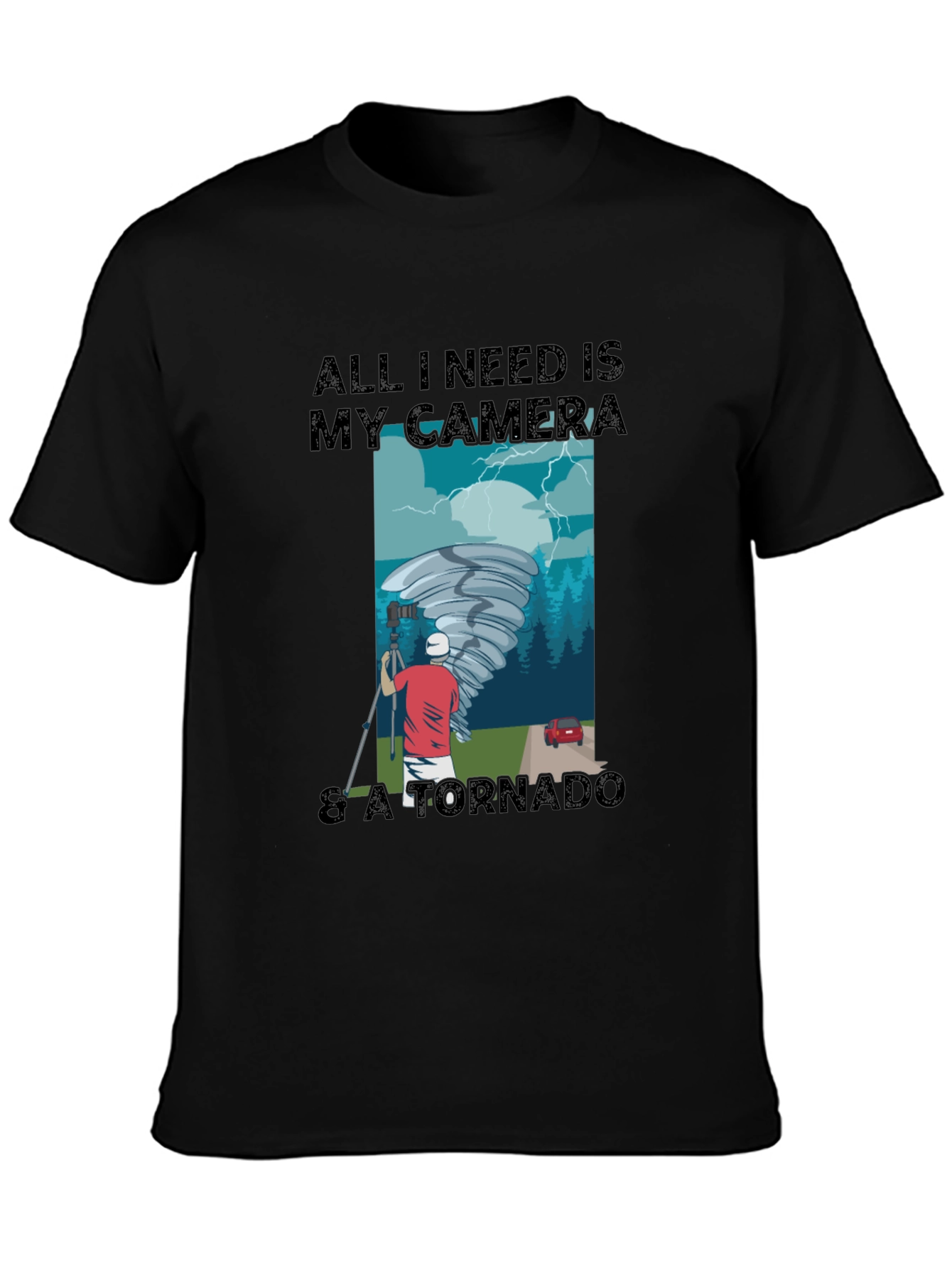 Photographer Tornado Chaser Graphic Tee