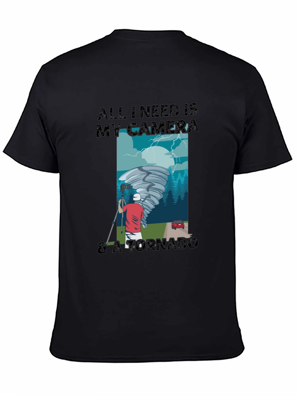 Photographer Tornado Chaser Graphic Tee