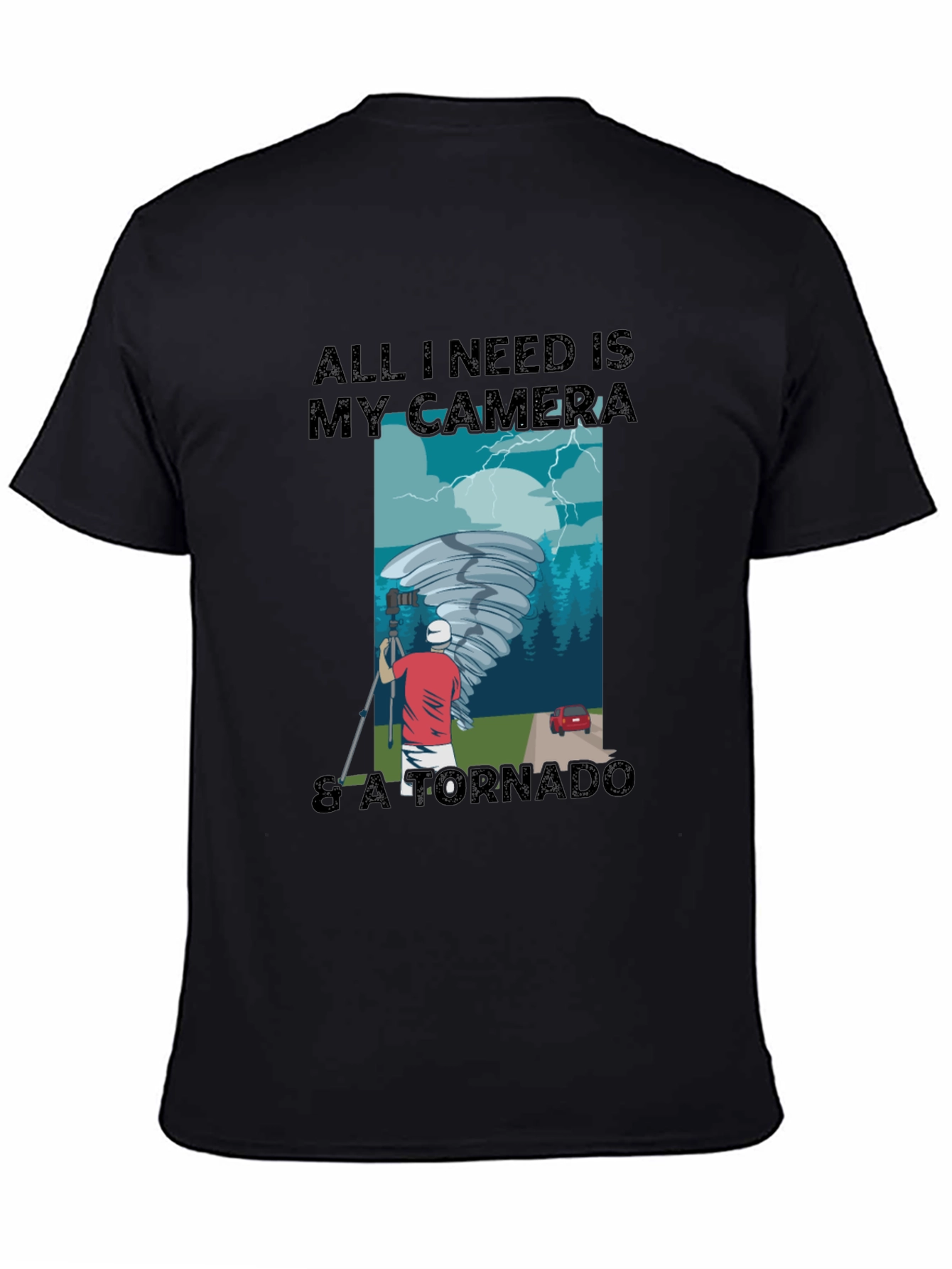 Photographer Tornado Chaser Graphic Tee
