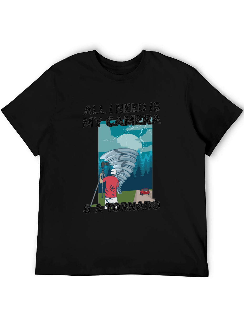 Photographer Tornado Chaser Graphic Tee