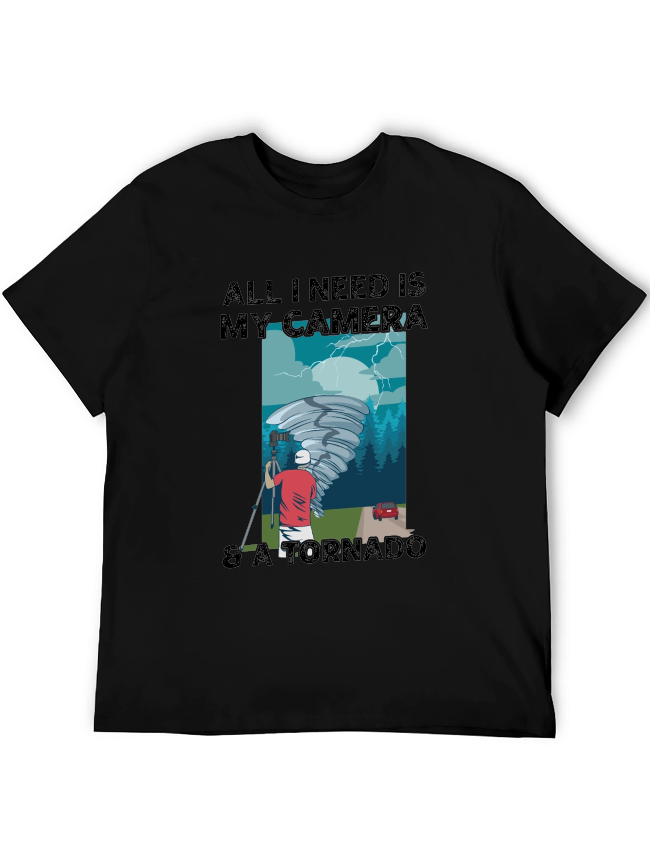 Photographer Tornado Chaser Graphic Tee