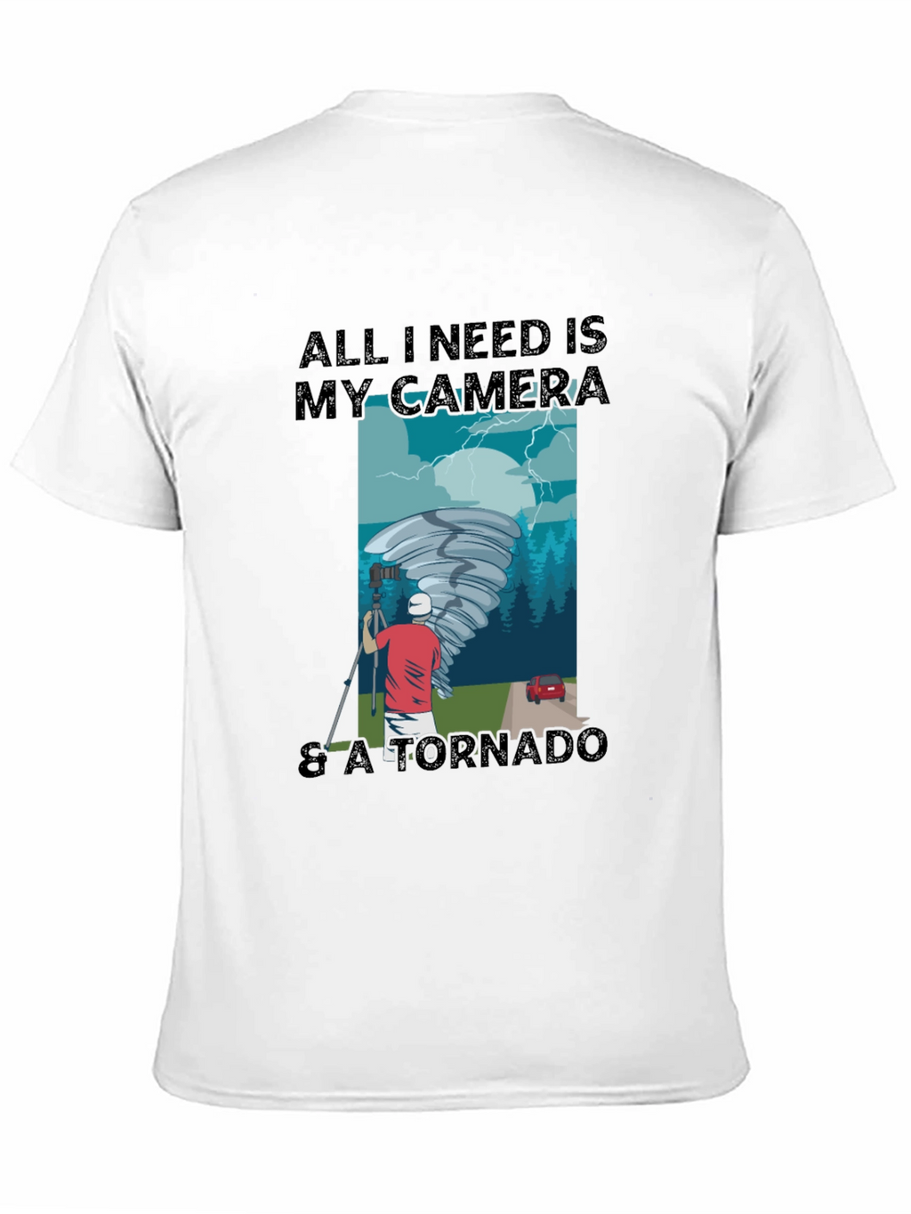 Photographer Tornado Chaser Graphic Tee