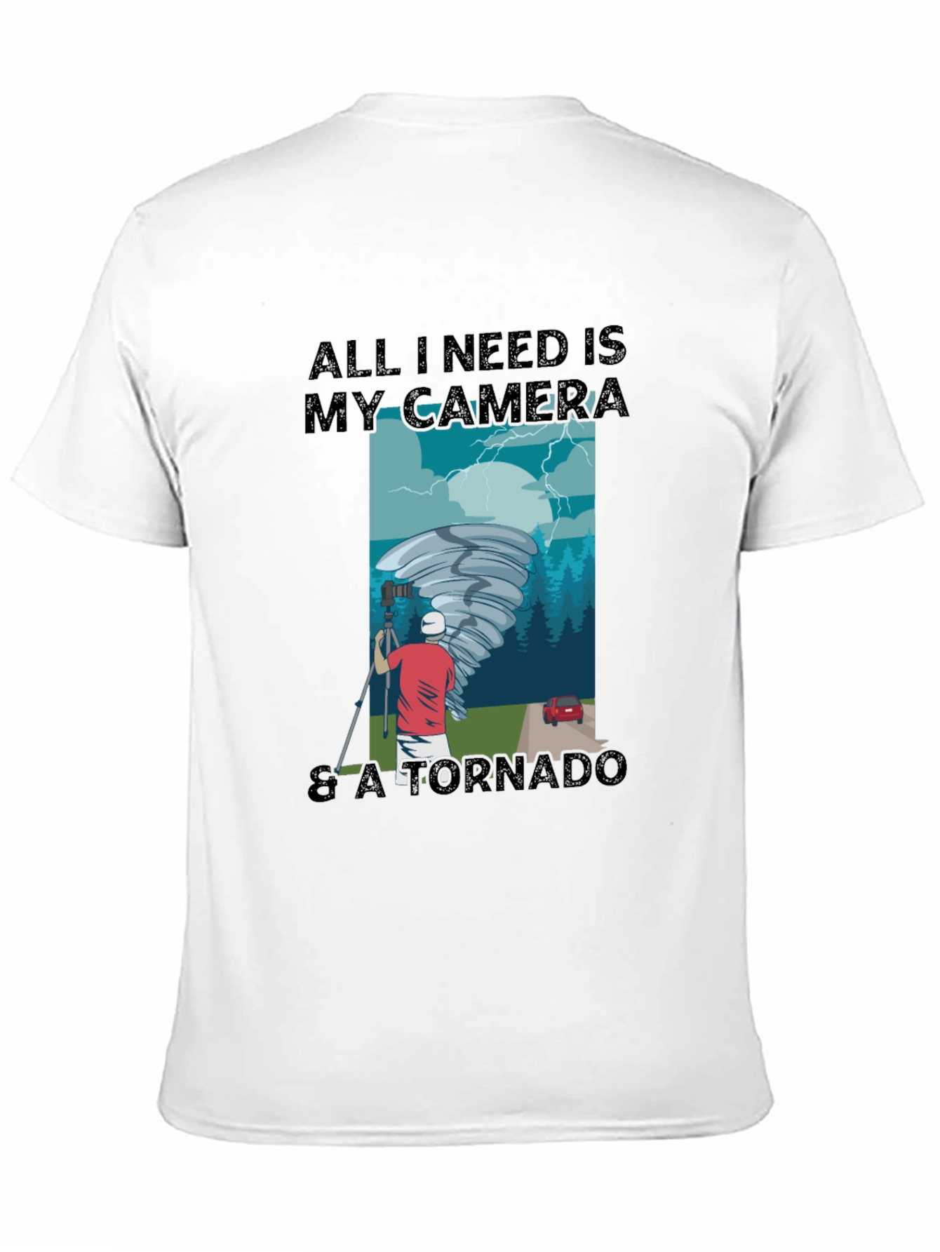 Photographer Tornado Chaser Graphic Tee