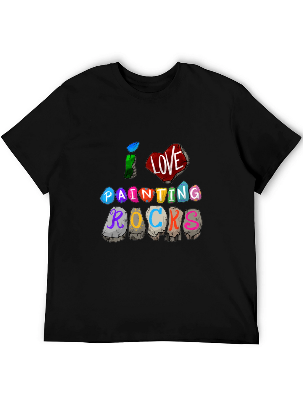 I Love Painting Rocks Graphic T-Shirt