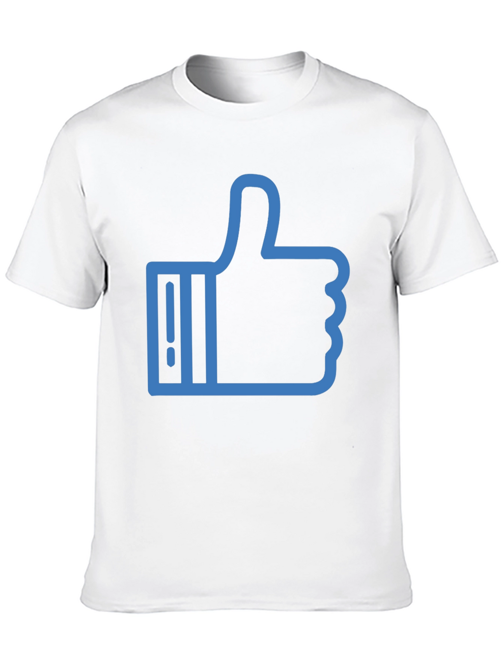 Thumbs Up Graphic Tee - Casual Black T-Shirt
