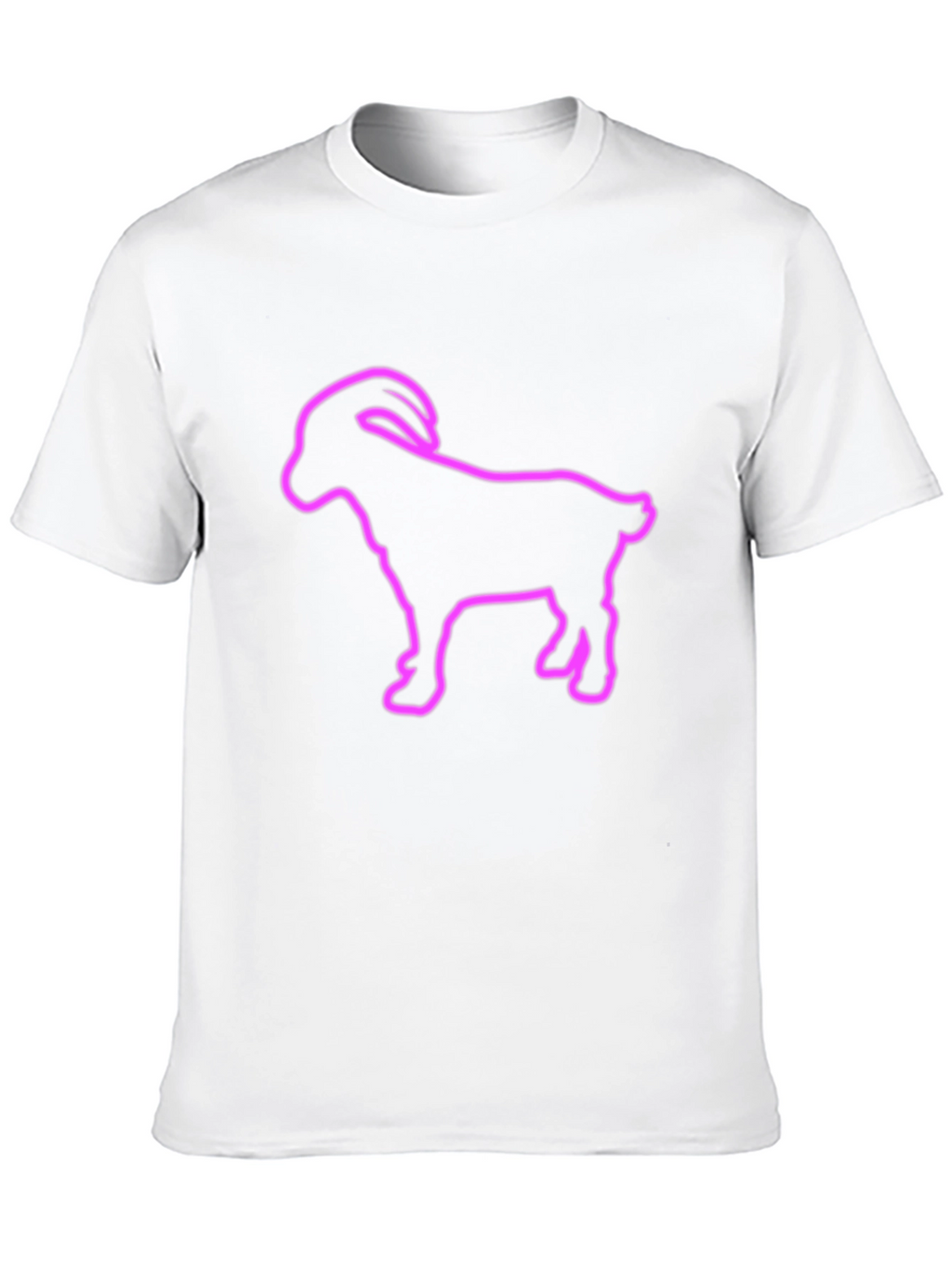 Goat Outline Graphic T-Shirt